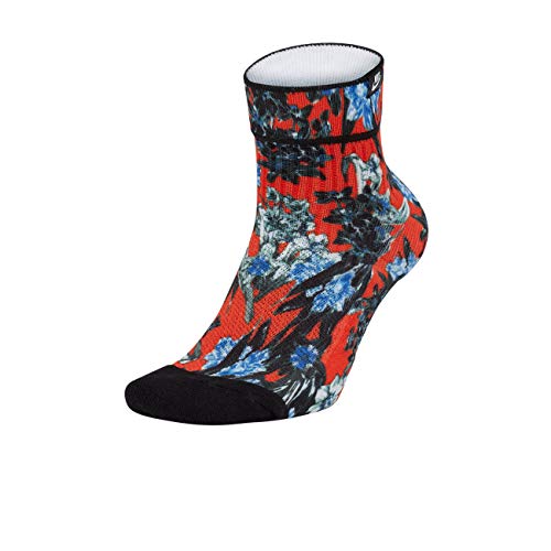 Nike Unisex SNKR Sox Ultra Ankle Socks (Medium, Team Orange/Black/White)