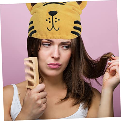 Mipcase Chapéu De Cabelo Seco Animal Feminino Toalha De Cabelo Envoltório De Cabelo Chapéu De Secage