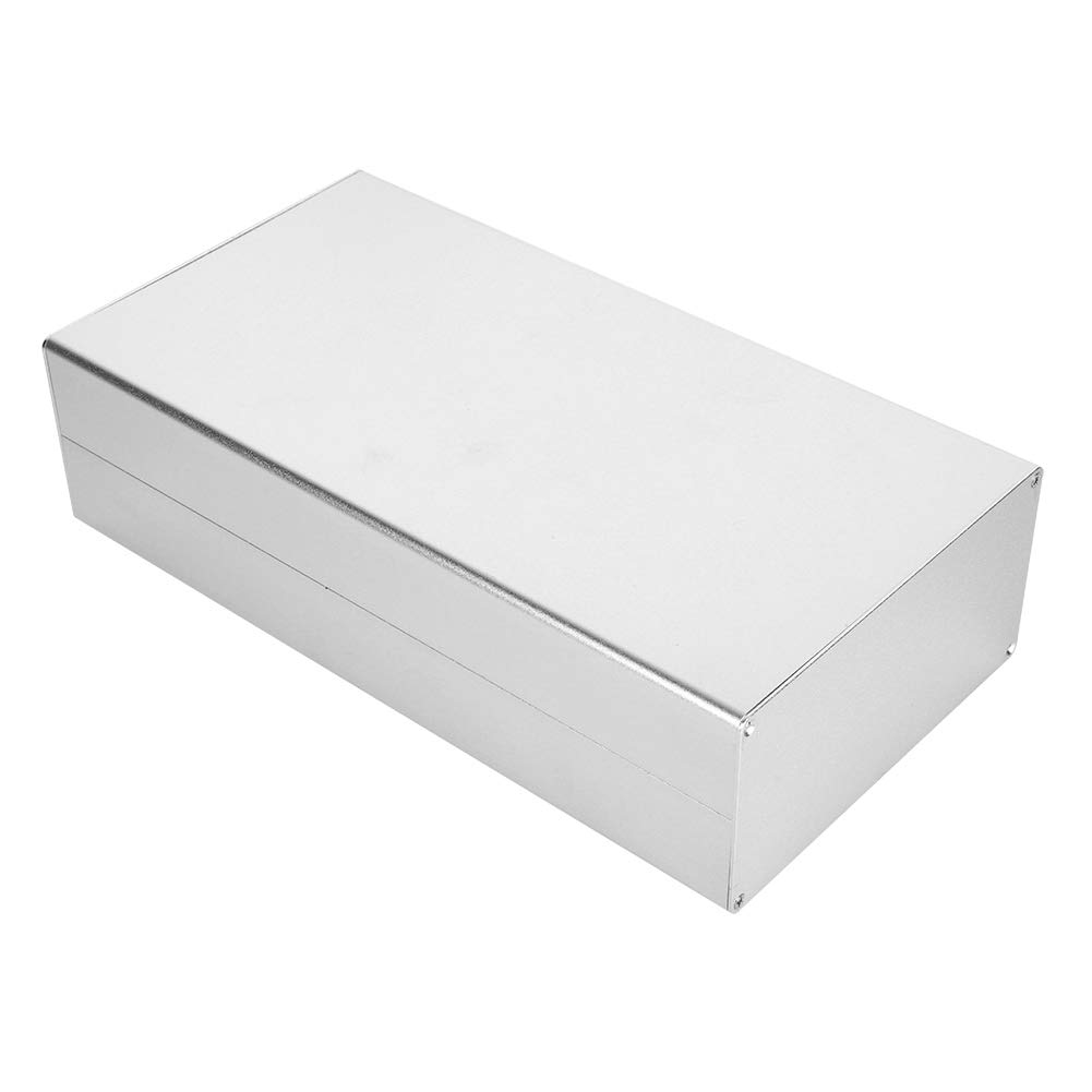 Obudowa elektroniczna, 80 x 160 x 300 mm aluminiowa obudowa płytka drukowana akcesoria elektryczne srebrny piasek rozpraszanie ciepła dla GPRS