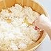 TIKUSAN Wooden Hangiri Sushi Rice Mixing Tub PP Band Made in Japan Made of Momi Fir Sushi Rice Bowl Sushi Oke (13