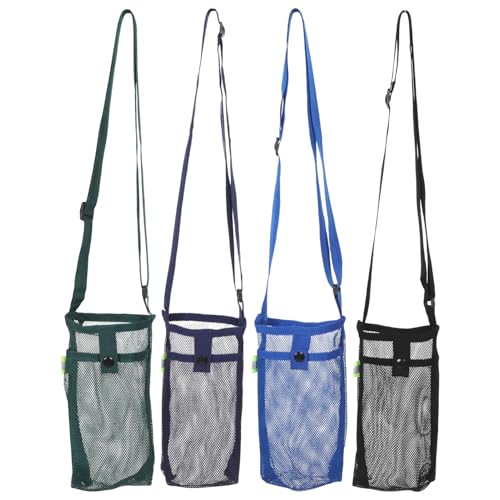 Sacoche pour bouteille d'eau avec bandoulière réglable (Lot de 4 gourdes outdoor)