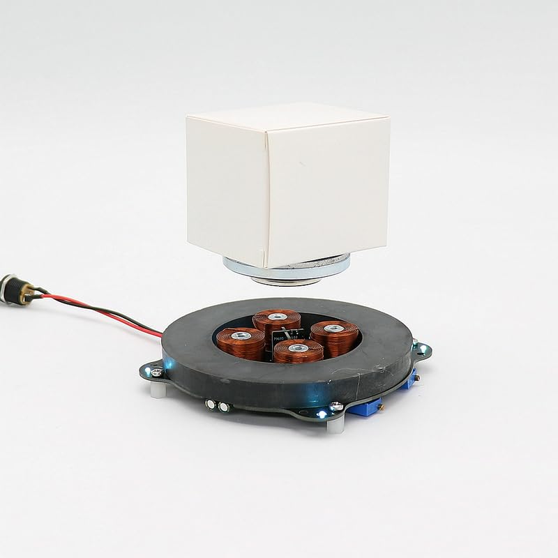 Módulo de levitación magnética con lámpara LED, plataforma de carga máxima de 500G, Kit de núcleo DIY para máquina de levitación magnética con potencia