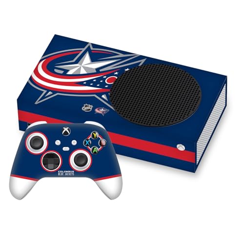 Skin Columbus Blue Jackets Xbox Series S et manettes pour gamer passionné