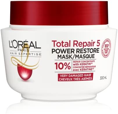 L'Oreal Paris Total Repair 5 Restoring Hair Mask with Protein, Ca...