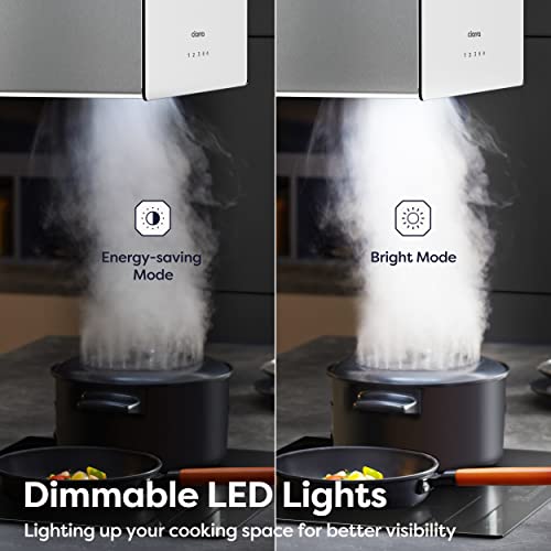 CIARRA-CBCS4850-Campana-Extractora-en-Isla-sin-Salida-de-Humos-Clase-A-48cm-700m-h-WiFi-y-Control-Tactil-Filtro-de-Carbon-Incluido-4-Velocidades-2-Luces-LED-Blanco