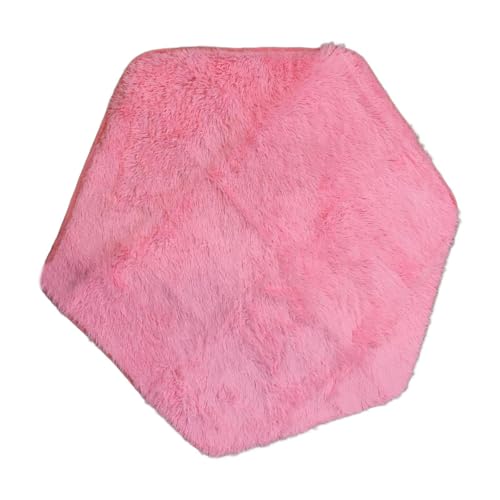 Image of BNF Kids Play Mat Area Rug Entrance Playhouse Hoe Hexagon Rug for Princess Tent | Home & Garden