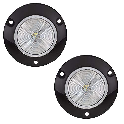 Kit 2 lámparas LED redondas 2" ámbar y claras Long Haul miniatura 1