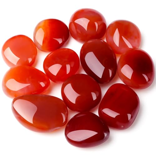 DUQGUHO Red Carnelian Crystals Healing...