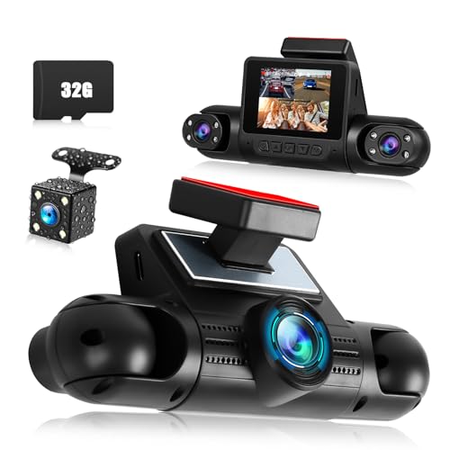 360 Degree View 4 Channel Dash Cam for Cars,Dash Cam Car Camera…