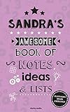 Sandra's Awesome Book Of Notes, Lists & Ideas: Featuring brain exercises!