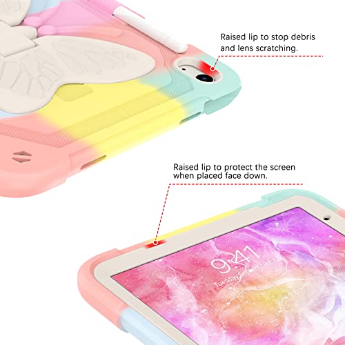 YINLAI for iPad 10th Generation /11th Generation (2022/2025) Case Two Layer Bumper Shockproof Butterfly stand Protective Full Body Kid Cover Case for iPad (A16) 11"/10.9" Gen - Image 3