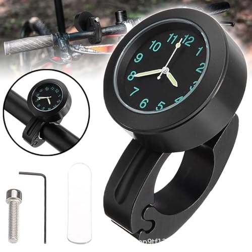 Reloj de volante con hebillas de metal resistente para modificación estética de motos 7