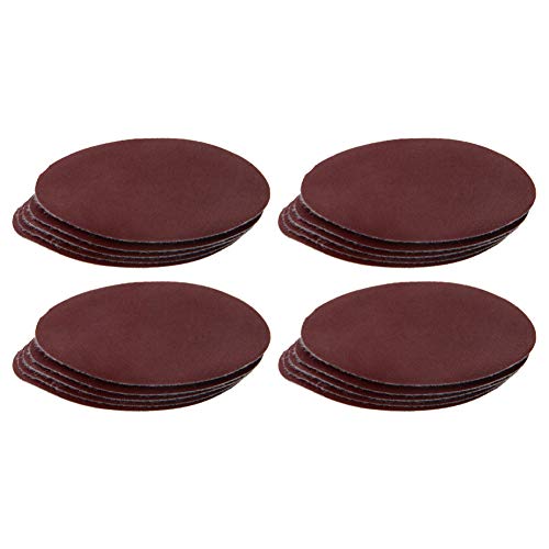 Utoolmart ディスクペーパー サンダー サンディングディスク サンドペーパー ダブルアクション マジック ペーパー 研磨 やすり 電動サンダー用 サンディングパット 木工用 ランダムアクションサンダー用 サンディング 研磨 サンダー用紙やすり丸型 #400 工木工生地研磨用 3インチ 外径 75mm 25枚