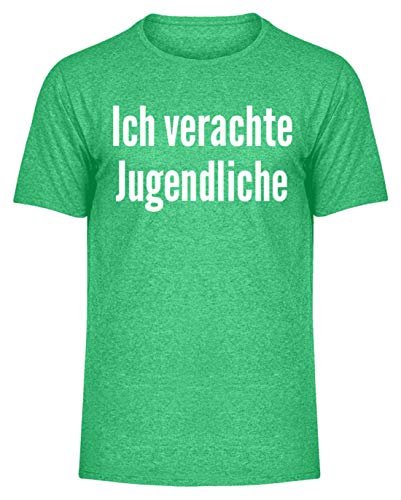 T-Shirt Melange Homme Vert J'verachte Jeunes Taille S