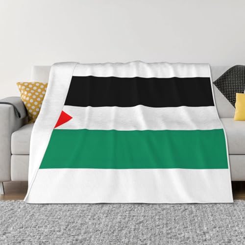 Couverture légère drapeau palestinien pour lit canapé chaise toutes saisons