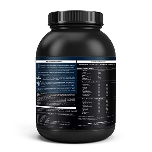 Image of SamFit Pro Gold Class Whey Protein | Cafe Mocha | 1 Kilogram | 24 Gram Protein per Scoop | USA Made Whey | 0g Trans Fat | Keto Friendly Protein Powder, For Fat loss and Maintaining Lean Muscles|