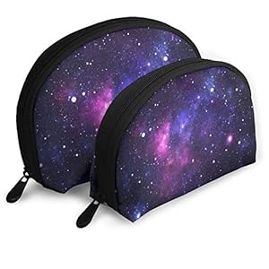 2PCS Portable Makeup Bags Waterproof Cosmetic Pouch Travel Multifunctional Toiletry Organizer Case for Women – Galaxy