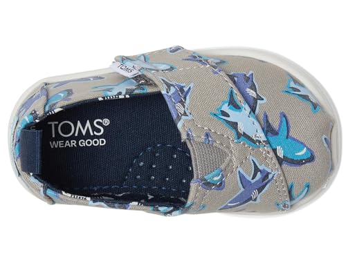 Image of TOMS Kids Tiny Alpargata Washed Dinos (Toddler /Little Kid)