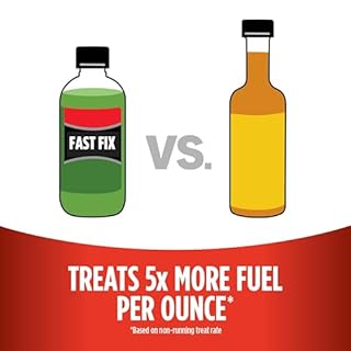 STA-BIL Fast Fix - Small Engine Treatment, Cleans Carburetors and Injectors, Fixes Rough Running Engines, Eliminates Water, Treats Up to 20 Gallons, 8oz (22304) , Green