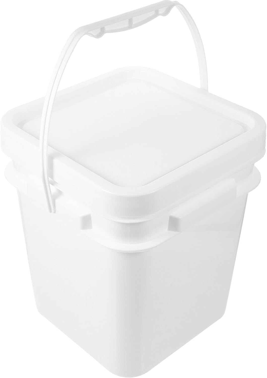 Zerodeko Food Containers with Lids Plastic Barrel with Lid Plastic Tubs with Lids Small Bucket with Lid Plastic Bucket Paint Bucket with Lid Paint Storage Bin Thicken Container Box Pp White Zerodeko Food Containers with Lids Plastic Barrel with Lid Plastic Tubs with Lids Small Bucket with Lid Plastic Bucket Paint Bucket with Lid Paint Storage Bin Thicken Container Box Pp White