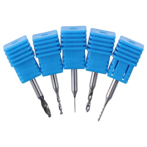 Image of End Mill 5PCS Ball Nose Carbide 0.5mm 1mm 1.5mm 2mm 3mm Spiral Milling Tool Wide Application Carbide Endmill CNC Milling and Carving