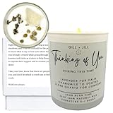 Thinking of You Scented Candle Sympathy Gift Memorial Bereavement Gift Condolence Gifts for Loss of...