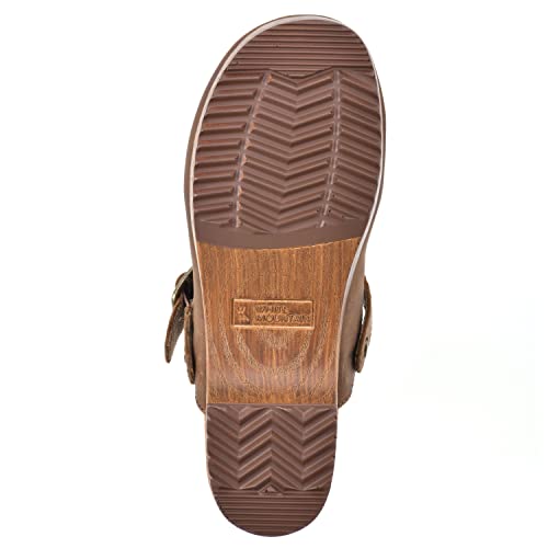 Image of WHITE MOUNTAIN Shoes Being Leather Footbeds Clog