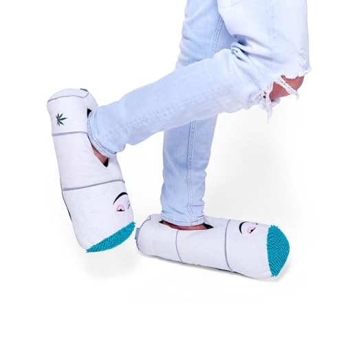 Coddies Spliff Slippers | Funny Doobie House Slippers - Novelty and Gag Gift Idea for Men & Women4