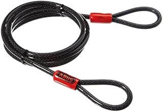 Abus 11167 Linka Antykradzieżowa, Czarny, 200 cm