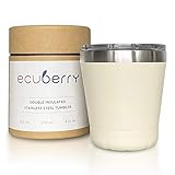 Espresso 200ml – Edelstahl Vakuum isoliert Becher – Auslaufsicherer Schiebedeckel – Vanilla Thermobecher mit doppelter Wand – Kaffee & Tee Tasse für Zuhause, Büro, Auto, Reisen & im Freien
