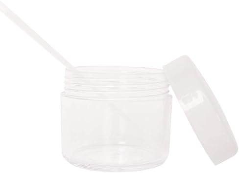 16pack 20ml Small Plastic Refillable Cosmetic Container Sample Jar