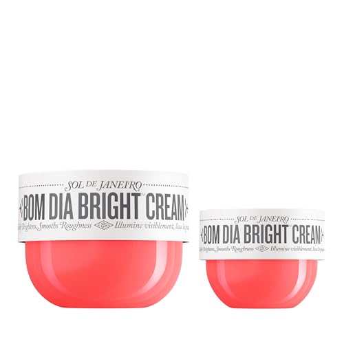 Image of Sol de Janeiro Bom Dia Bright Body Cream | Full Size & Travel Size Set | Visibly Brightening and Smoothing Cream