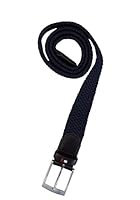 Tommy Hilfiger Men's Adan Webbed Belt, Navy, Size 105 cm
