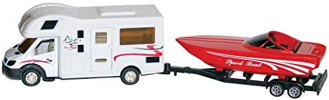 Prime Products 27-0027 Class C and Speed Boat Action Toy, White, 1 Count (Pack of 1)