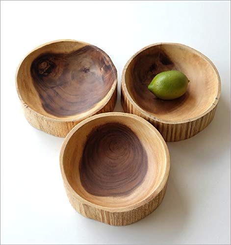 Amazon.co.jp: 木の器 ボウル 木製 サラダボウル おしゃれ 20cm