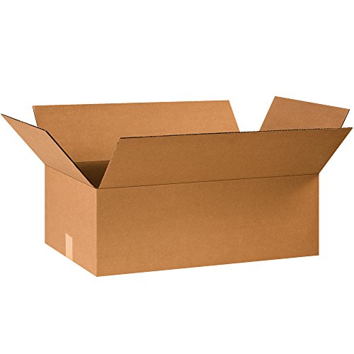 Image of TAPE LOGIC 24x14x8 Flat Corrugated Boxes, Flat, 24L x 14W x 8H, Pack of 20 | Shipping, Packaging, Moving, Storage Box for Home or Business, Strong Wholesale Bulk Boxes