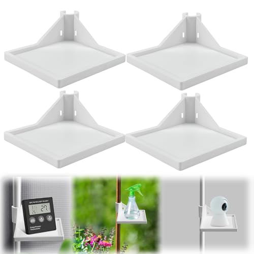 ProNet – -Netz Halt Modular 60 bis 120 cm – Garden HighPro 16 Raxfekro 4 Stück Grow Tent Corner Shelf, Multifunktionaler ZeltständerWird zum Platzieren von Hygrometern, Kameras und Anderen Pflanzgeräten verwendet (8.9 x 8.9 cm für 16 mm Zeltstangen)