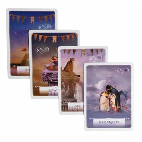 Image of DUNGRANI ENTERPRISE Wisdom of The Oracle Pocket Divination Card Game: A 52-Card Oracle Deck for Love, Happiness, Spiritual Growth, and Living Your Purpose for Adults (Wisdom of The Oracle)