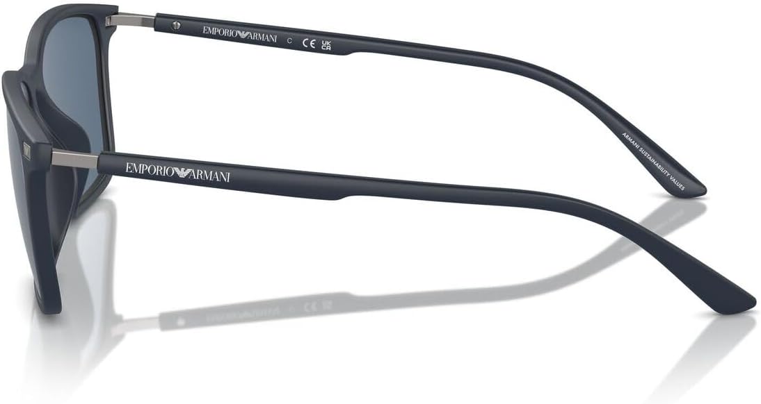 Emporio Armani mens Ea4223u Universal Fit Rectangular Sunglasses
