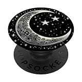Stars And Crescent Moon PopSockets Adhesive PopGrip