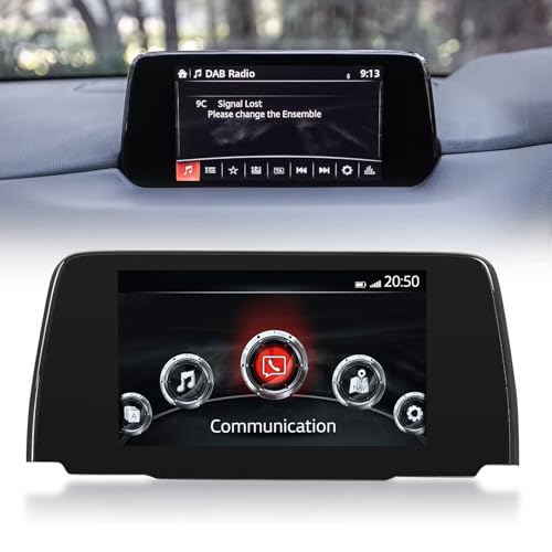 VORGENS 7’’ LCD Display Touch Screen Fits for Mazda CX-5 2017 2018 2019 2020 Navigation Screen Replace TM070RDHP05 Navigation Screen Radio