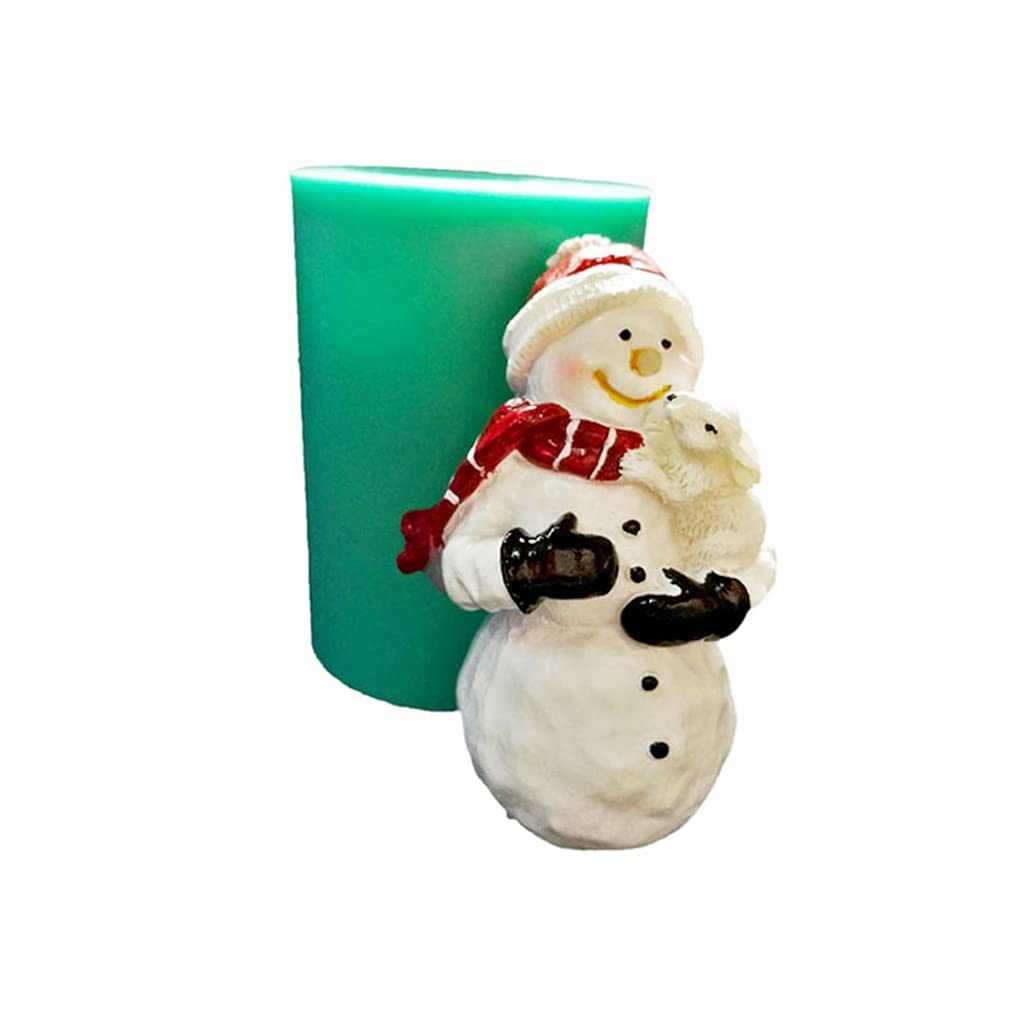 Kalttoy S0499 3D Snowman Silicone Mold For Christmas Making Resin Molds Cake Chocolate Decorating Silicone Soap Molds