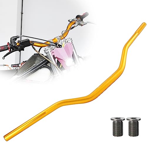 Pro Caken 28Mm 1-1/8"Fat Handlebars Motorcycle Handle Bars Replacement For Dirt Pit Bike Crf Cr Yz Wr Kx Klx Rm Rmz Rmx Drz (Gold) #TOP2