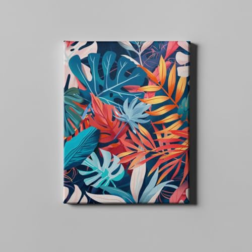 Midnight Tropics Spiffing Prints tableau tropical géant pour sublimer un salon chic