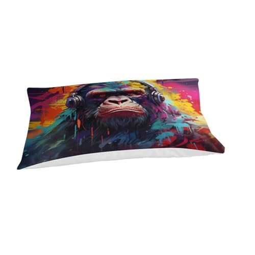 Parure de lit 3 pièces Gorilla 135x200 cm en microfibre pour lit simple