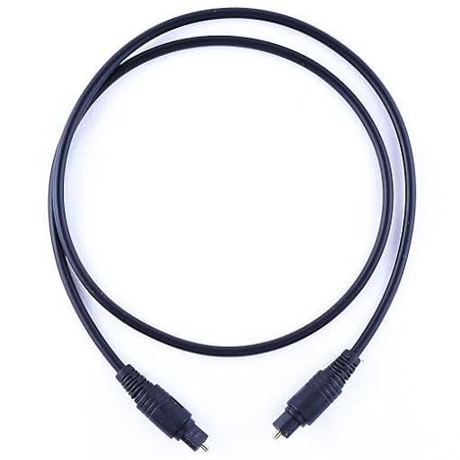 REY Cable Fibra Óptica TosLink Audio Digital, 1M, DVD TDT | Ya disponible en tu tienda friki favorita! En mundofriki.es!