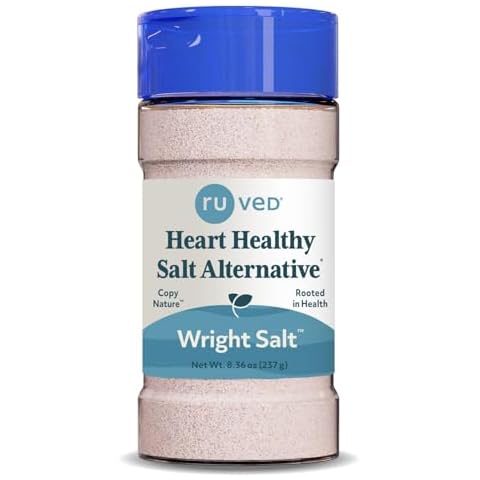 ruved Wright Salt, Flavorful Alternative Salt, Healthy Blend with Himalayan Pink Salt, Electrolyte Rich Multimineral Blend, 8.4 Ounces Cover
