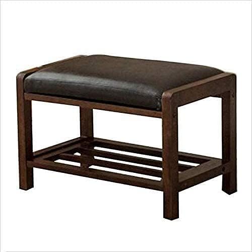 Banc à chaussures et pouf ottoman de rangement moderne pour entrée