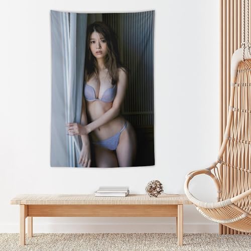 馬場ふみか 写真集 (124)タペストリー 布ポスター 壁アートホーム バスルーム 寝室 オフィス装飾 壁掛け 誕生日ギフト 40"x60"（100x150cm） [並行輸入品] [5]
