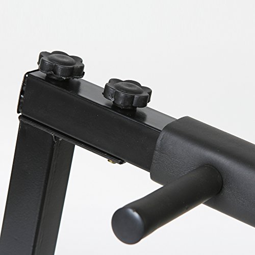 Image of Kuyal Iron Guitar Stand Multi-Guitar Display Rack Bass Folding Stand Band Stage Bass Acoustic Guitar, Black (3 Holder)